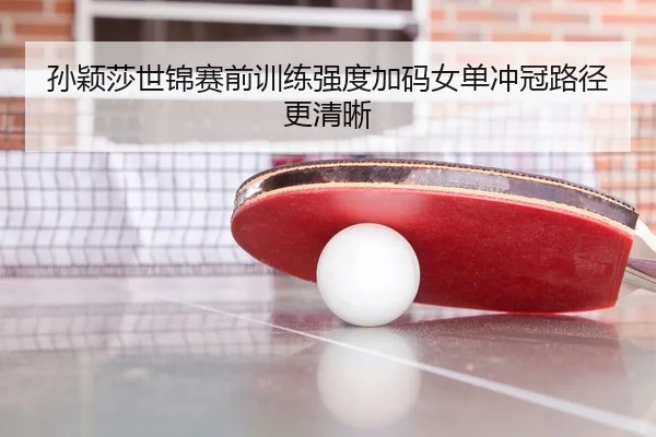 孙颖莎世锦赛前训练强度加码女单冲冠路径更清晰 | WukongSports